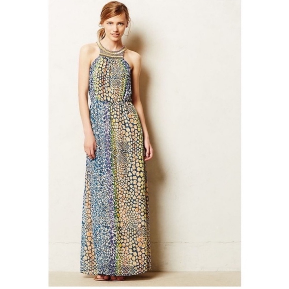 Anthropologie HD in Paris Mayacamas
Maxi Dress in Sequins and Beads Sz 4
